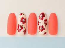 ネイルサロン パリスピンク(paris pink)/マリメッコ風ネイル