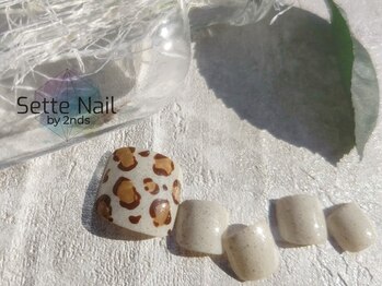 セッテネイル(Sette Nail)/フットレオパードネイル[フィル]