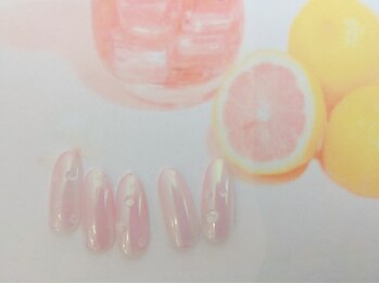 ネイルサロン&スクール ジーナ(GINA)/7月シンプルナチュラルカラー