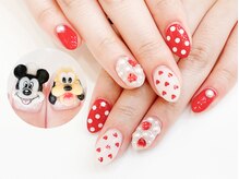 ネイルコレクション ピンク(Nail Collection Pink)/キャラ３Ｄ♪ミッキー＆プルート