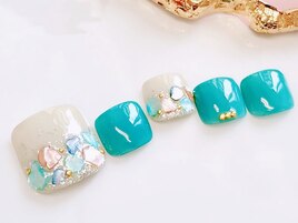 夏フットネイル