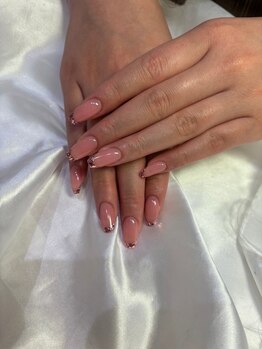 ネイルサロンアンドデコショップ アシュリー 大宮店(Ashliy)/ガラスフレンチ