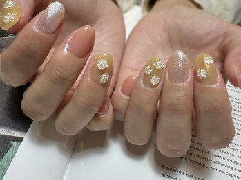 デューネイルスタジオ(dew nail studio)/90mim.sample お花