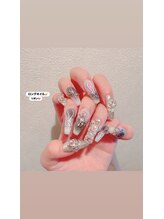 らん ネイル/ダブルチークネイル