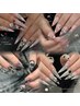 【Hand】長さだし10本+アート ¥16,500