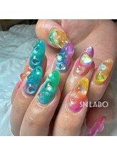 スマイル ネイル ラボラトリー(Smile nail laboratory)/ハートレインボーマグネット