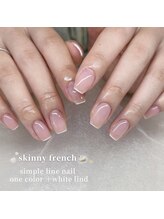 ジュベル 三鷹店(je belle)/シンプルラインネイル