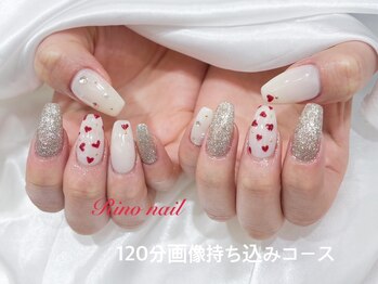 リノ ネイル(Rino nail)/ミニハートネイル 70424