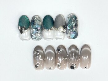 ジュエル(Jewel)の写真/見惚れる指先でモチベーションUP♪高技術のベテランネイリスト揃いの実力派!【カラグラorワンカラー¥4700】