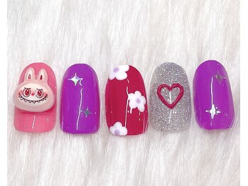 定額ネイルです