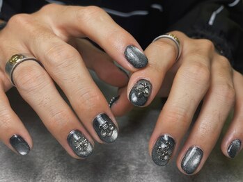 オムネイル 渋谷(HOMME NAIL)/マグネットネイル ¥6,600