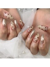 アートネイル ギャラリー(Art nail Gallery)/ラメ×ハートの華やかネイル