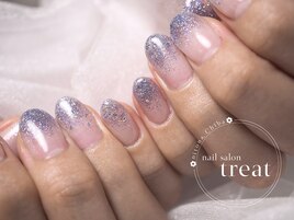 ラメグラデーション/シンプル