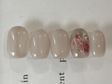 ジェミーネイル エビス(Jemiy nail ebisu)/シンプルオフィス花柄6480yen
