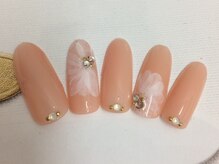 ネイルサロン リリオ(Nail Salon Ririo)/上品お花ネイル
