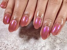 モグネイル(Mogunail)/オーロラミラー夏ネイル2021