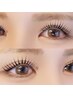 まつげと眉で優しい目元【まつげパーマ+眉デザインWAX】￥15730（会員￥14300
