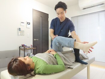 経堂鍼灸整体院/ストレッチで可動域改善させます