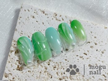 モグネイル(Mogunail)/7.8月定額B/マーメイドネイル