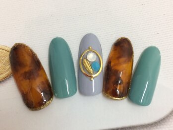 ネイルサロン リリオ(Nail Salon Ririo)/夏べっ甲ネイル
