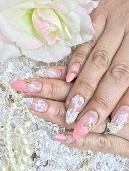 アズビー みゆき店(asB)/ぴんくネイル