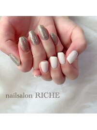 アシンメトリーネイル！