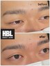 【HBL公認アイブロウ】《男性限定》美眉HBL（えり足・眉毛脱毛1回込み）¥6900