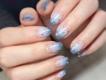 スリーラッシュアンドエルフネイル 下上津役店(threelash&elf.nail)/Wグラデーション/パラジェル