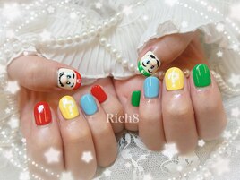 マリオ☆キャラクターネイル