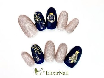 エリクサーネイル 長堀橋(Elixir Nail)/定額aシンプル/クーポン使用