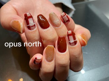 オーパス ノース(OPUS north)/takita/古川/チェック柄ネイル