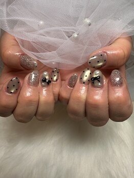 ネイルサロン べルフ(nail salon Verf)/マグネット×ハートホロドット♪