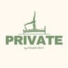 PRIVATE by power spot/パーソナル/ピラティス/ヨガ/トレーニング/富山のお店ロゴ