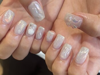 リア バイ ネオリーブ 松戸店(Li'a by neolive)/オーロラネイル♪【持ち込み】