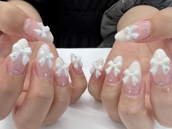 フェイン 青山店(fein.)/10本リボン♪girlyネイル