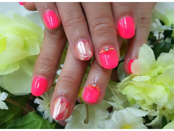 プルミエ ネイル(Premier Nail)/長さだし＆ミラーネイル☆