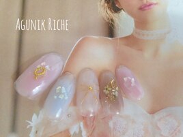 【押し花ネイル】