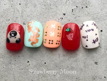 サロンストロベリームーン(Salon Strawberry Moon)/ちぐはぐ¥8500 ※KEITO担当