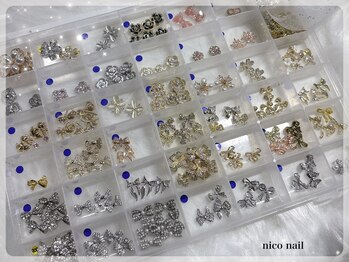 ニコネイル(niconail)/特殊パーツ~リボン・フラワー♪