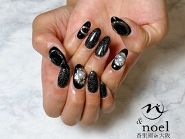 ブラック×ミラーパーツネイル