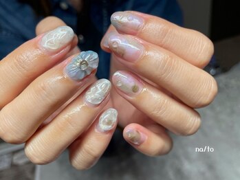 リカルメナートゥ 薬院(re:calmer na/to)の写真/【再現性高く口コミ高評価★】持ち込みデザインOK*綺麗な仕上がりで長持ち◎[薬院/パラジェル/フィルイン]