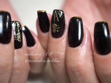 ネイルサロンアンドスクール エーアール(AR)/ BLACK★ハロウィンネイル☆