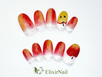 エリクサーネイル 渋谷(Elixir Nail)/定額aシンプル/クーポン使用