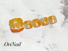 定額フットネイル[ニュアンス]