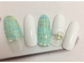 ネイルサロン リリオ(Nail Salon Ririo)/春ツイードネイル