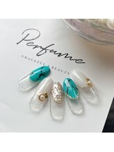 セプトネイル 函館店(SEPT NAIL)/8月大人可愛いサンプル　6930