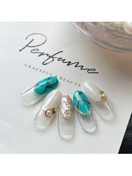 セプトネイル 函館店(SEPT NAIL)/8月大人可愛いサンプル　6930