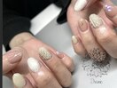 シンプルニットネイル