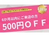 6か月以内にご来店の方【500円OFF】LBベーシック+LBオーダー130分