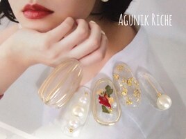 【ニュアンスネイル】